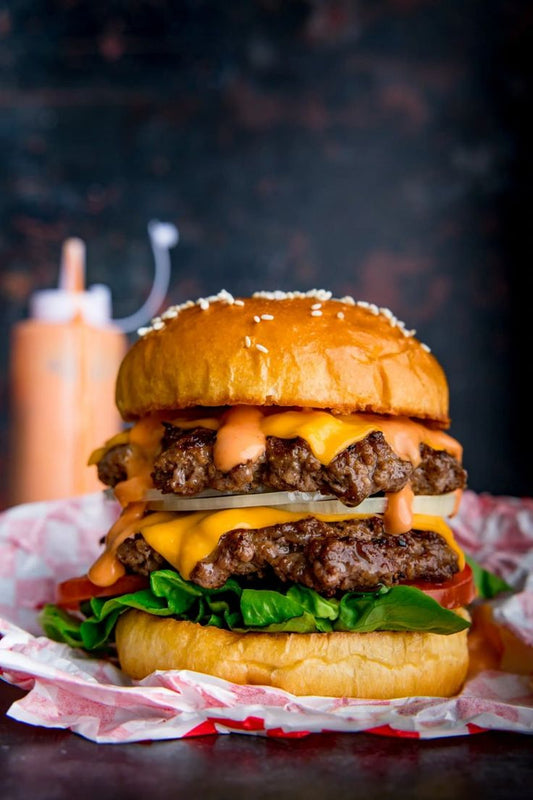 Beef Burger double....برجر لحم دبل